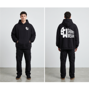 stw classic buzo oversized negro